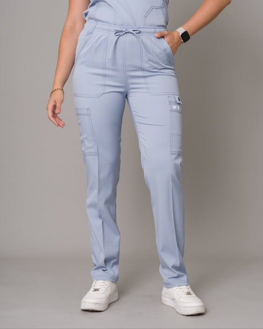 Scrub Allynta SD-04 Celeste Acerado - Pantalón