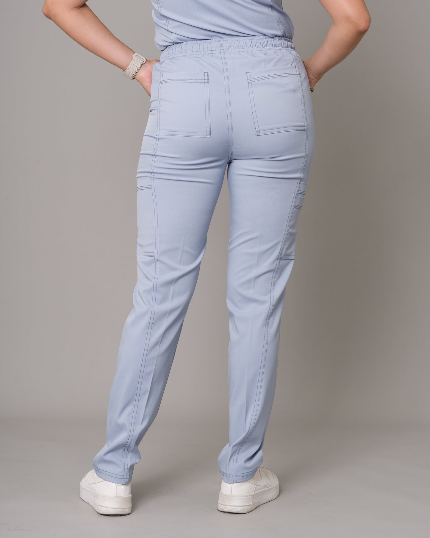 Scrub Allynta SD-04 Celeste Acerado - Pantalón