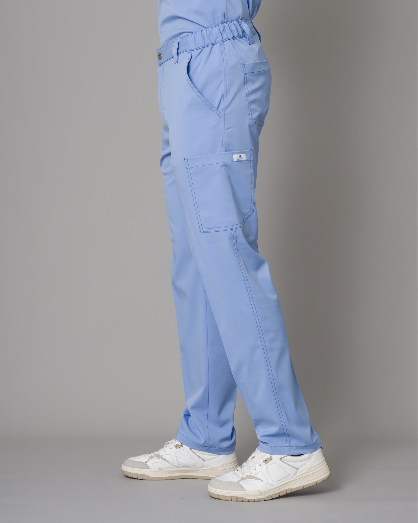 Scrub Allynta Camisero Celeste Cielo - Pantalón