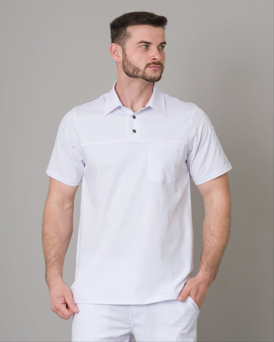 Scrub Allynta Camisero Blanco - Chaqueta