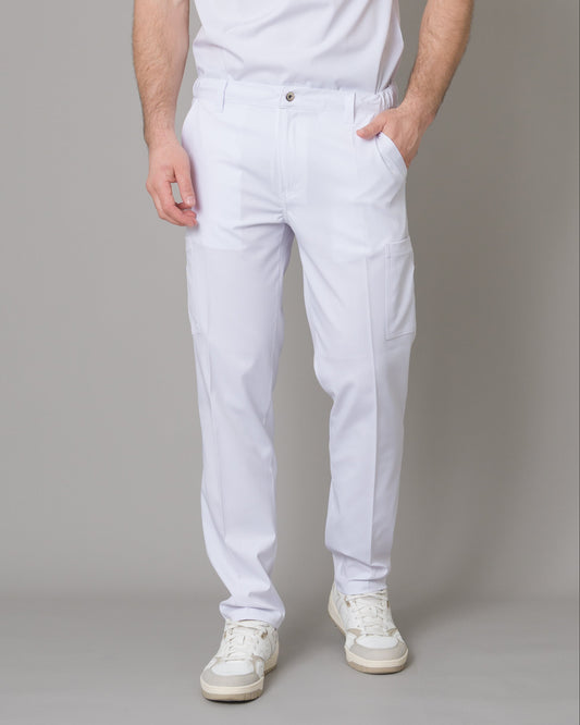 Scrub Allynta Camisero Blanco - Pantalón